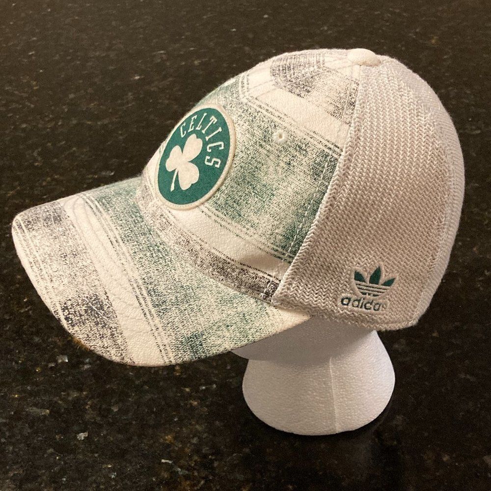 Boston Celtics Adidas Fitted Sports Cap Wool Blend Size S/M